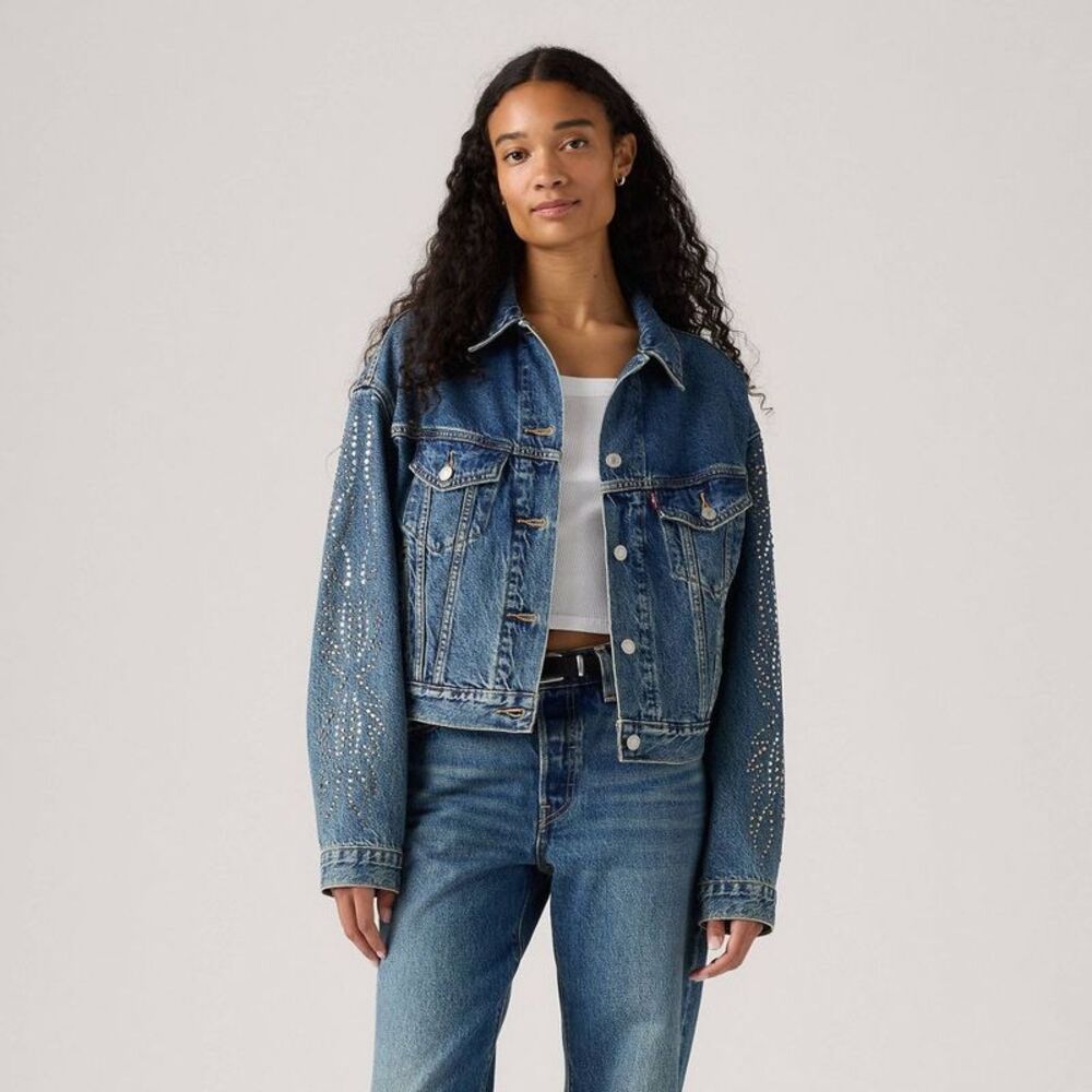 Levi's Women's Shrunken 90's Trucker Jacket - Solargenic M